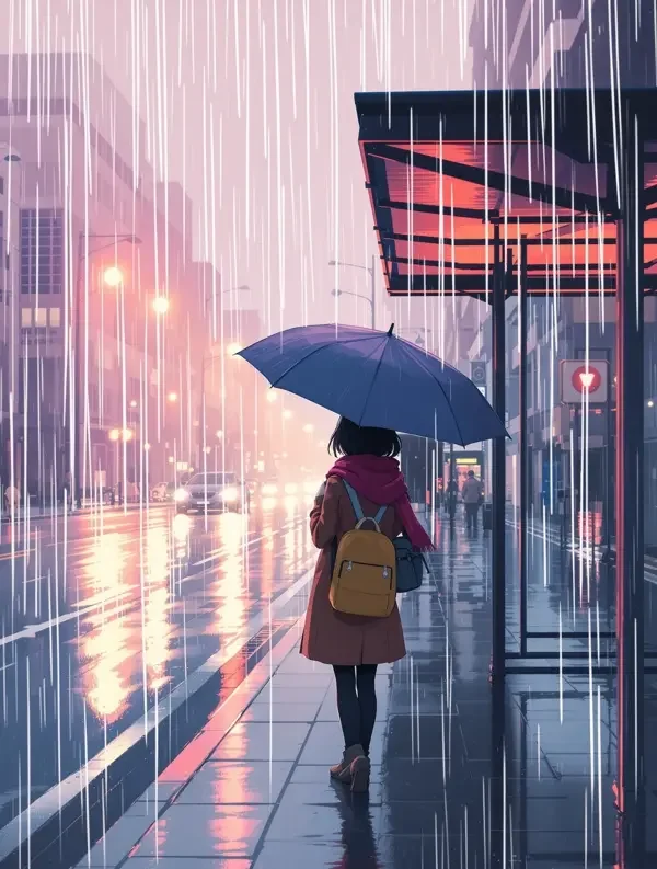 漫蛙漫画《无声之雨》封面