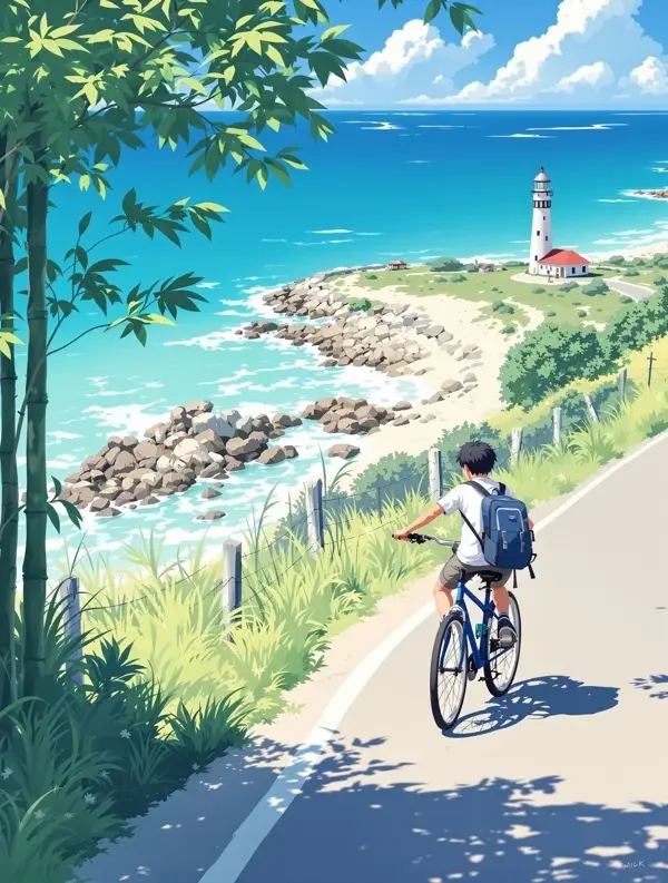 漫蛙漫画《海鸣镇的夏天》封面